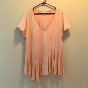 Anthropology Ruffle Bottom Tunic.